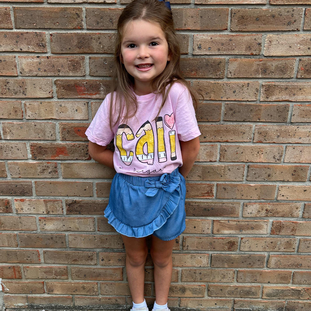 Personalized First Day Of Back To School Shirt | CWSchool09