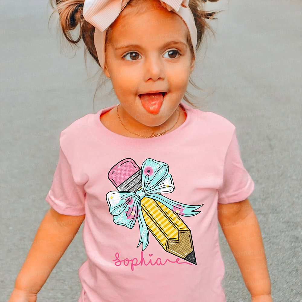 Personalized First Day Of Back To School Shirt | CWSchool15