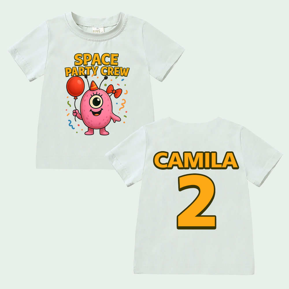 Personalized Space Party Birthday T-Shirt | inBirth33