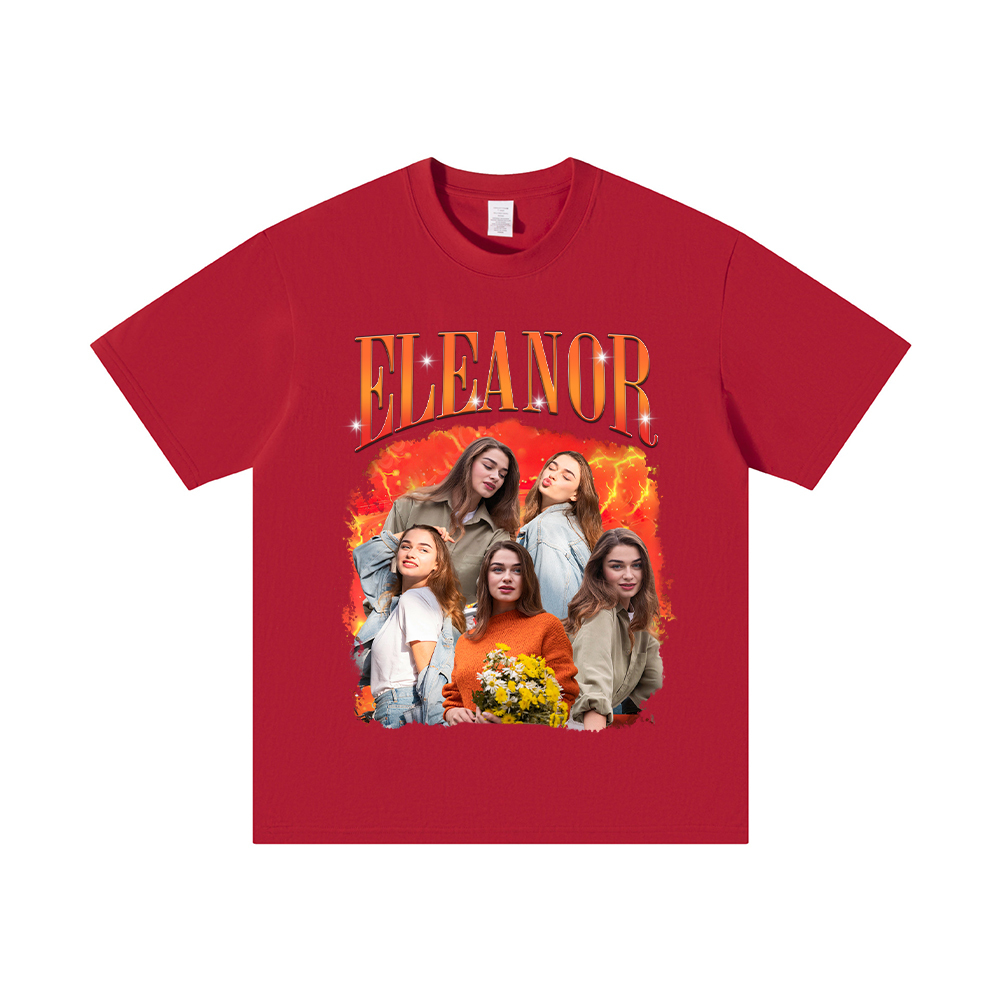 Personalized Original Comfort Cotton Portrait Photo T-Shir | MCGift04