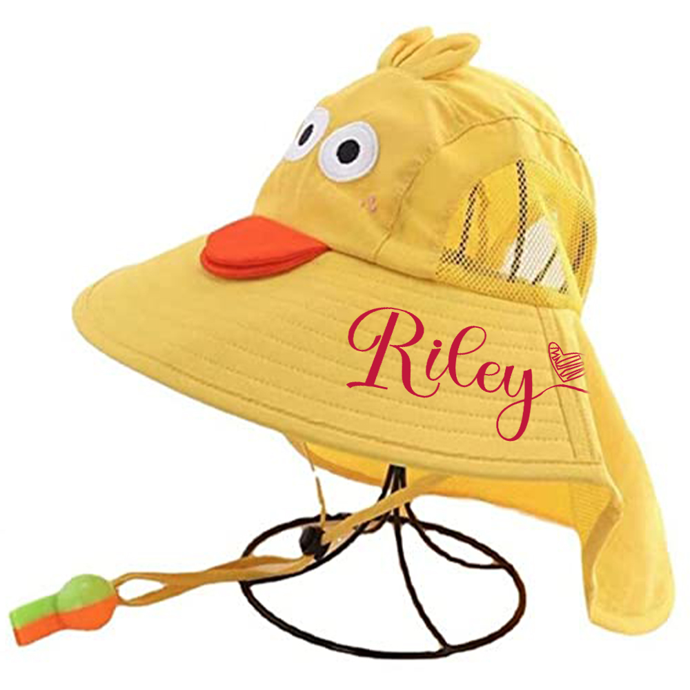 Personalized Wide Brim Breathable Windproof Sun Hat | CWBeach200