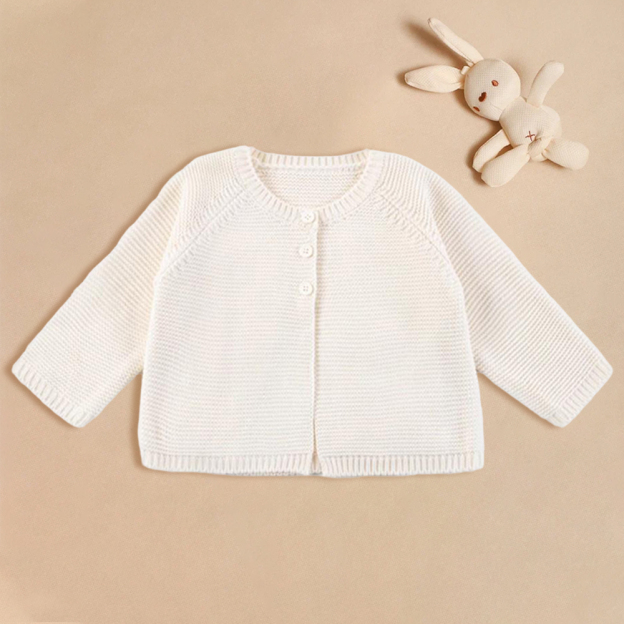Personalized Hand Embroidered Baby Cardigan | CWBaby282