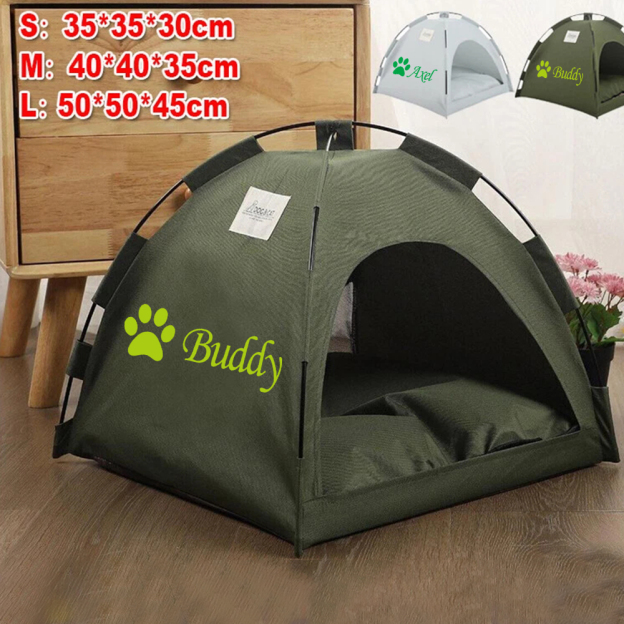 Personalized Foldable Cat Dog Tent Cave  | BKPet195