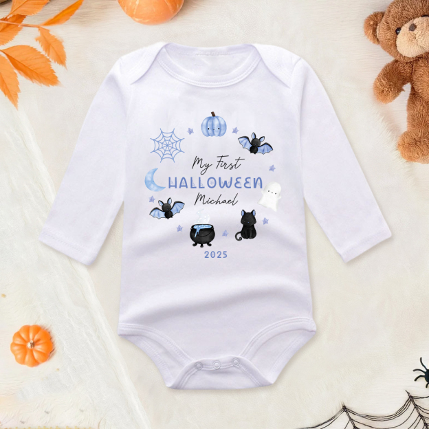 Personalized Baby Lovely First Halloween Outfit | CWHalloween28