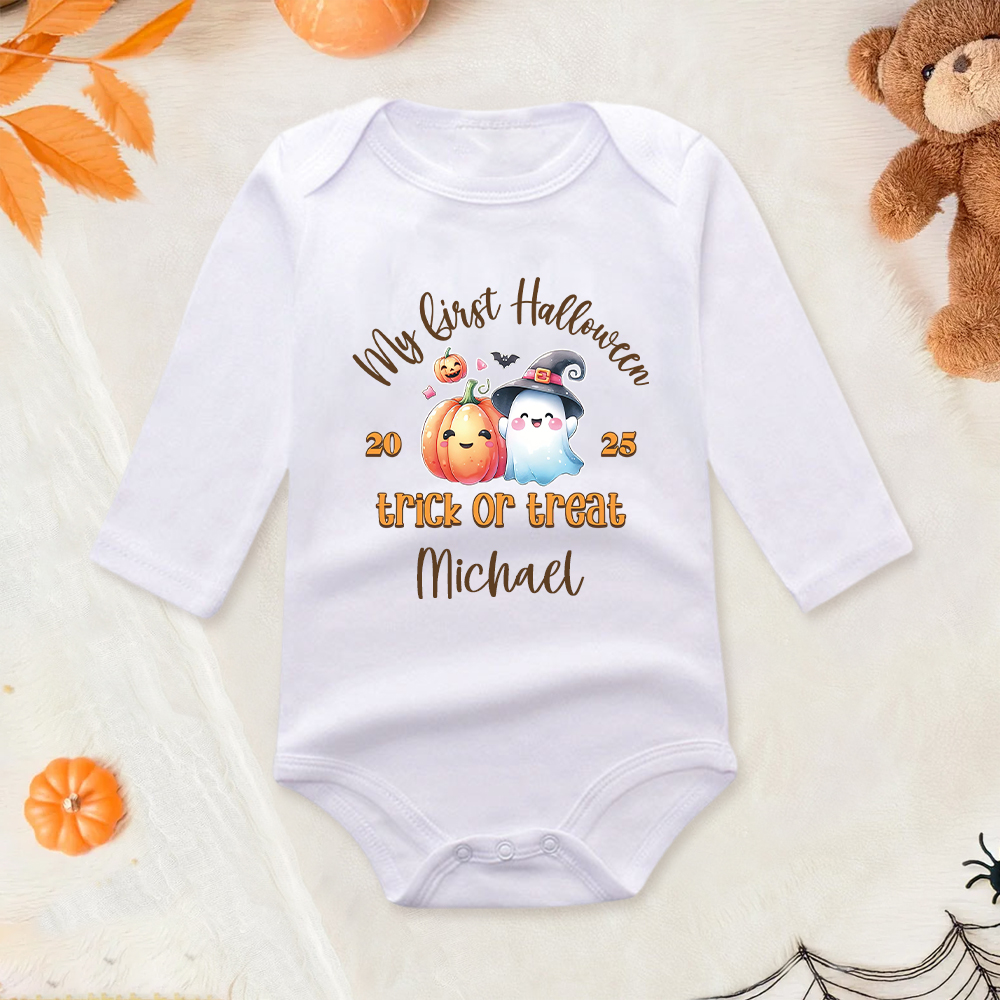 Personalized Baby Lovely First Halloween Outfit | CWHalloween29