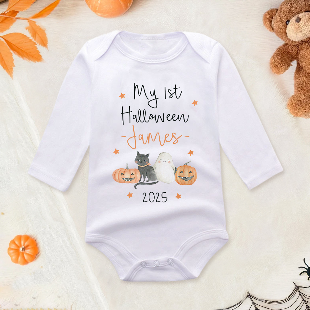 Personalized Baby Lovely First Halloween Outfit | CWHalloween30