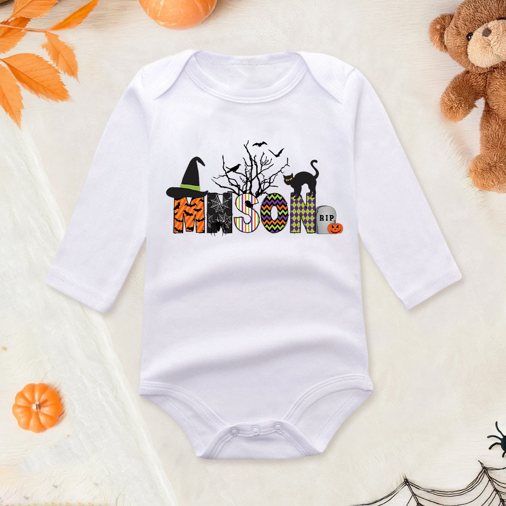Personalized Baby Lovely First Halloween Outfit | CWHalloween35