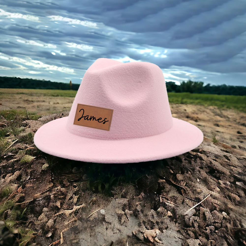 Personalized Leather Patch Cowboy Hat for Comfort & Unique | CWBeach99