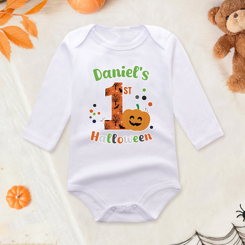 Personalized Baby Lovely First Halloween Outfit | CWHalloween41