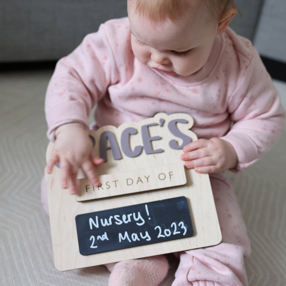 Personalised First and Last Day of School Memory Photo Board | CWToy145