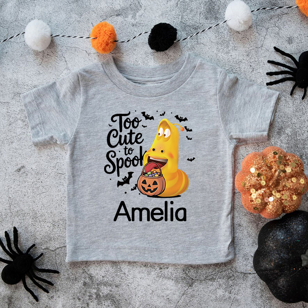 Personalized Larva's Halloween Funny Kid Shirt | Larva06