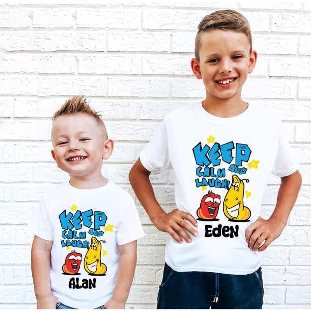 Personalized Larva's Halloween Funny Kid Shirt | Larva13