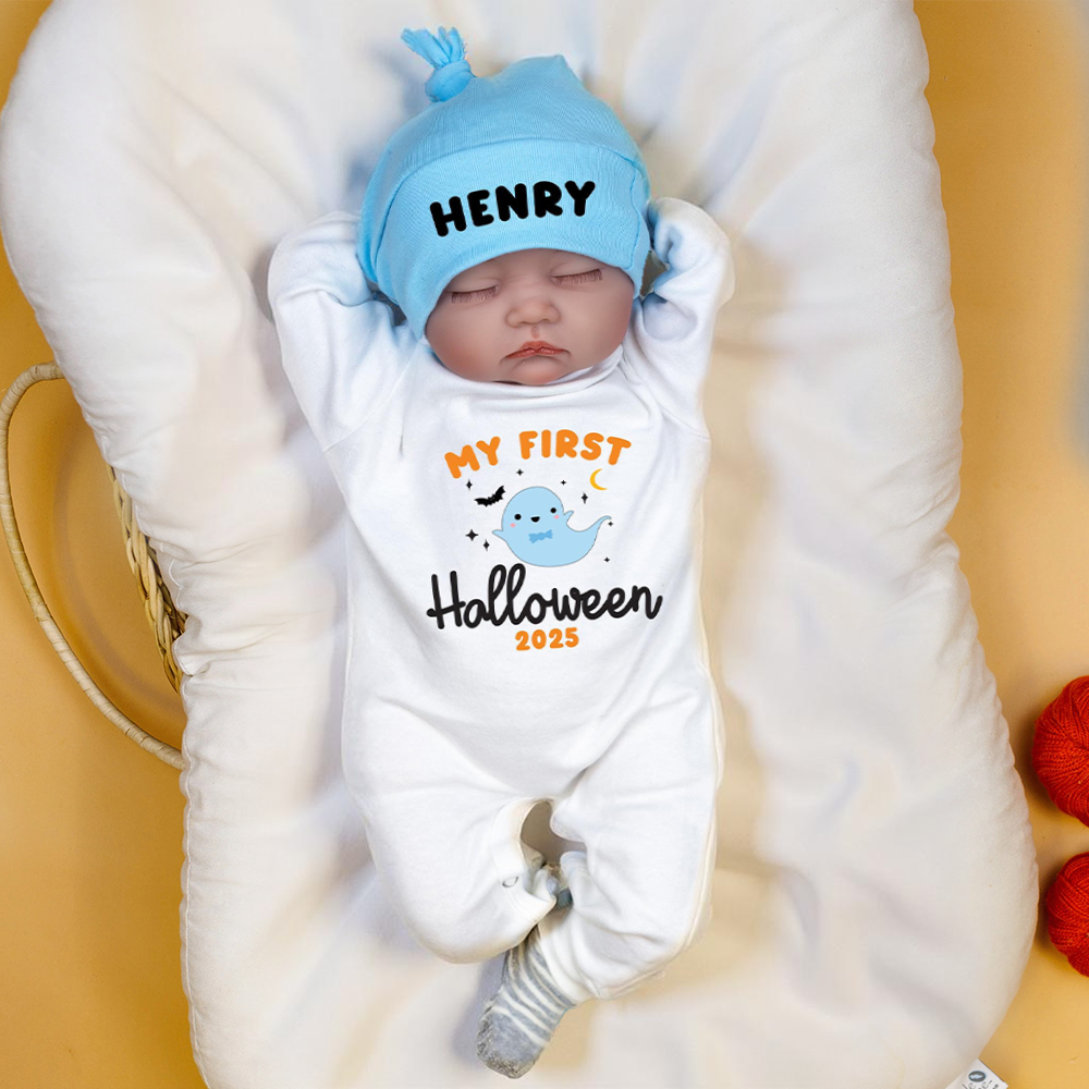 Personalized Baby My 1st Halloween Outfit with Hat | CWHalloween64