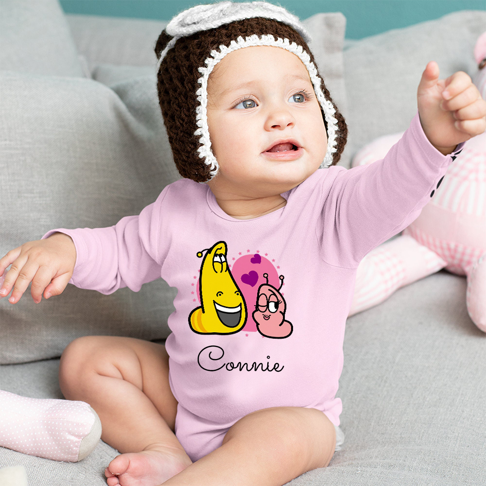 Personalized Larva's Funny Baby Romper | Larva22