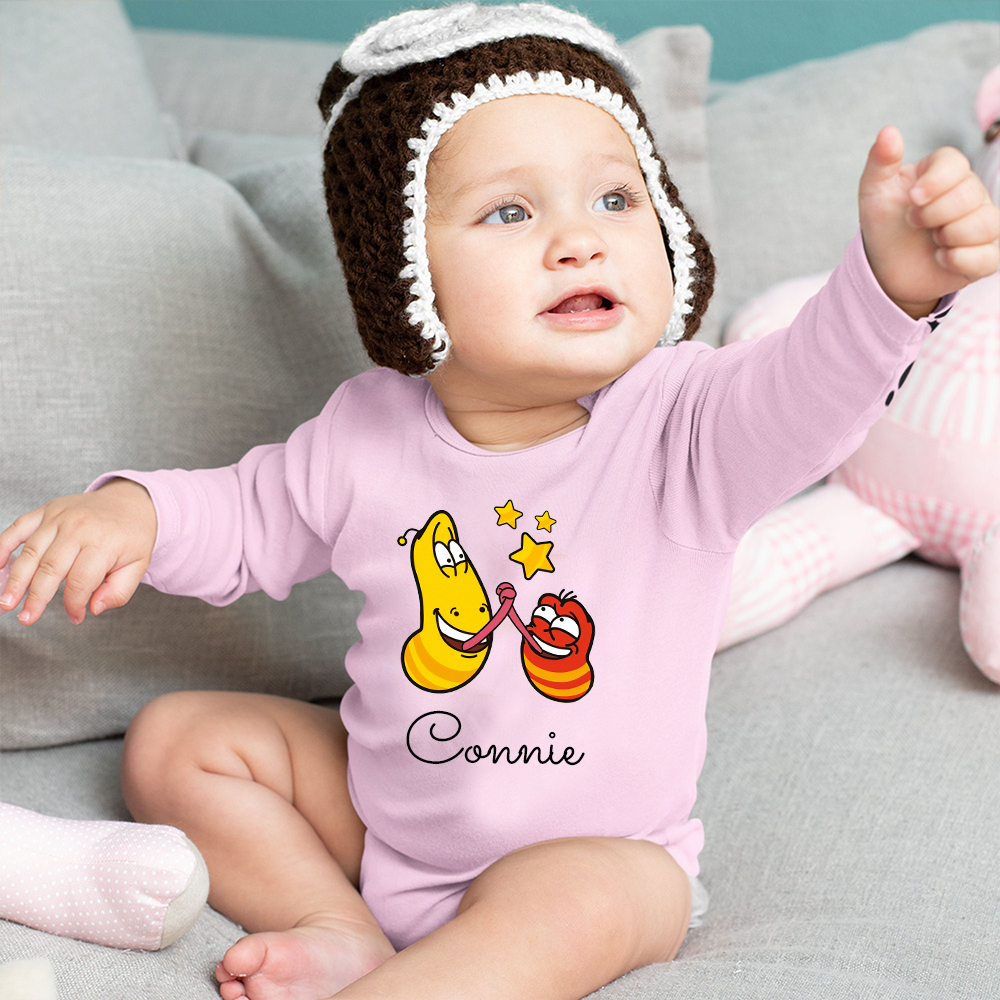 Personalized Larva's Funny Baby Romper | Larva23