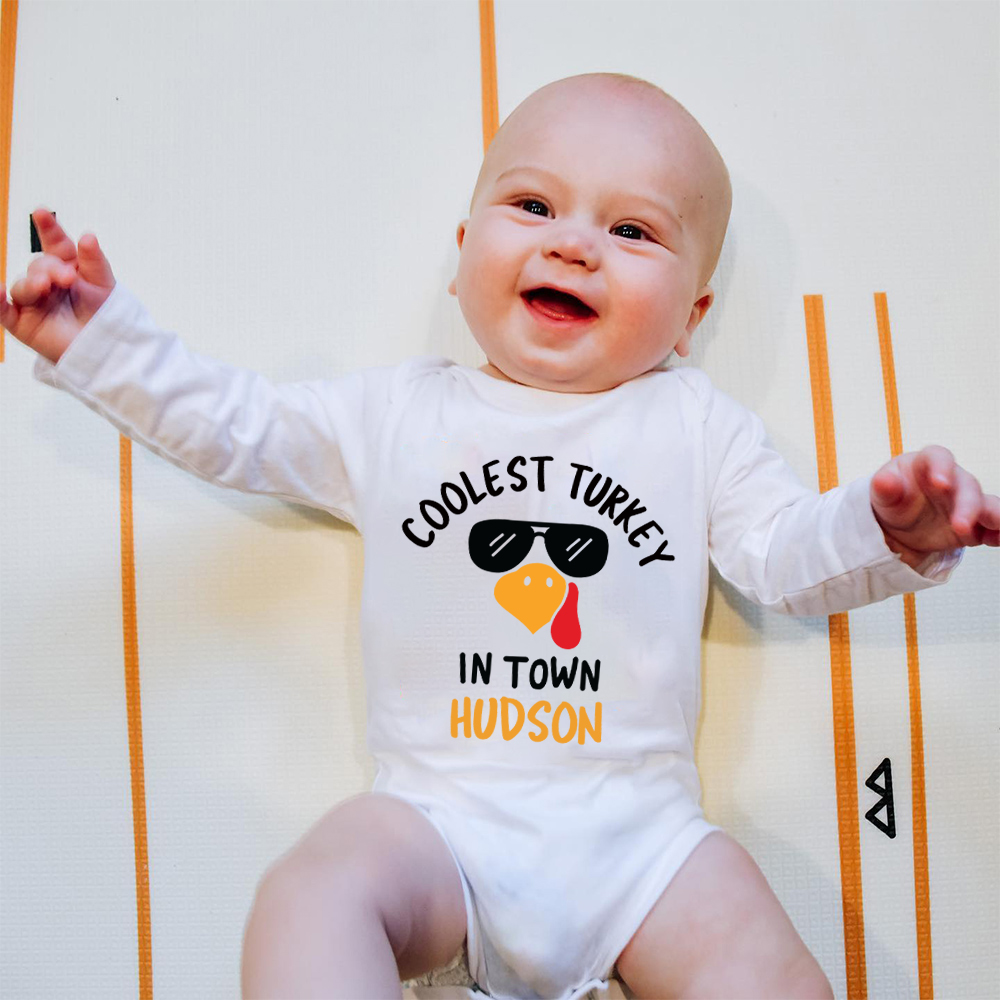 Personalized Baby First Thanksgiving Outfit Set | CWThanks06