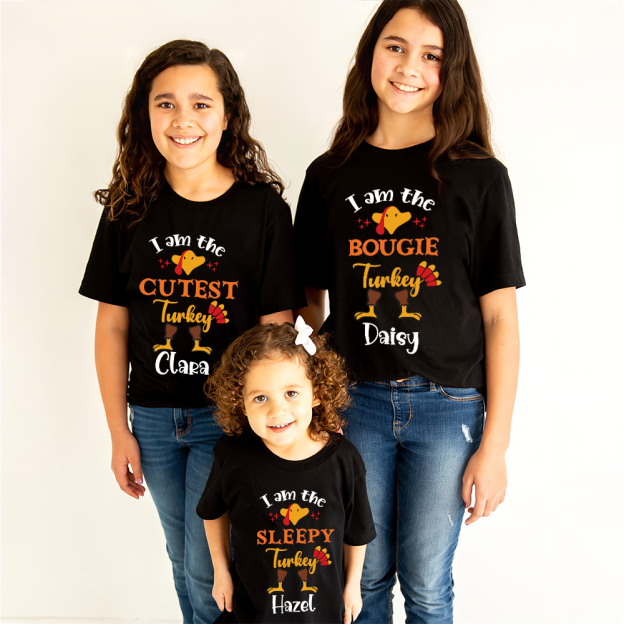 Personalized Thanksgiving Party Family Matching Shirt | CWThanks08