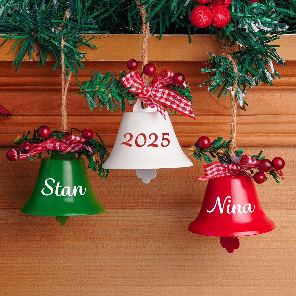 Personalized Jingle Bell Christmas Tree Ornament | MCGift193