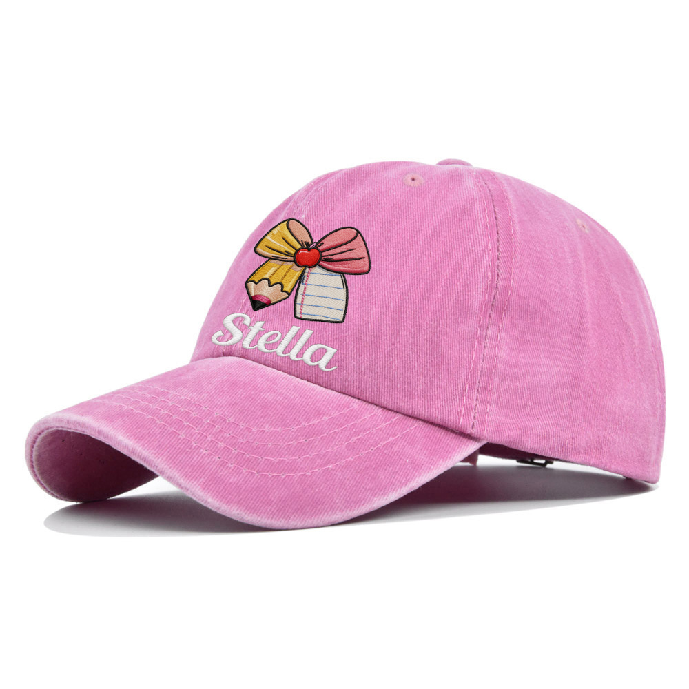 Personalized Embroidery Cute Icon Summer Baseball Hat For Kid | Hskid82