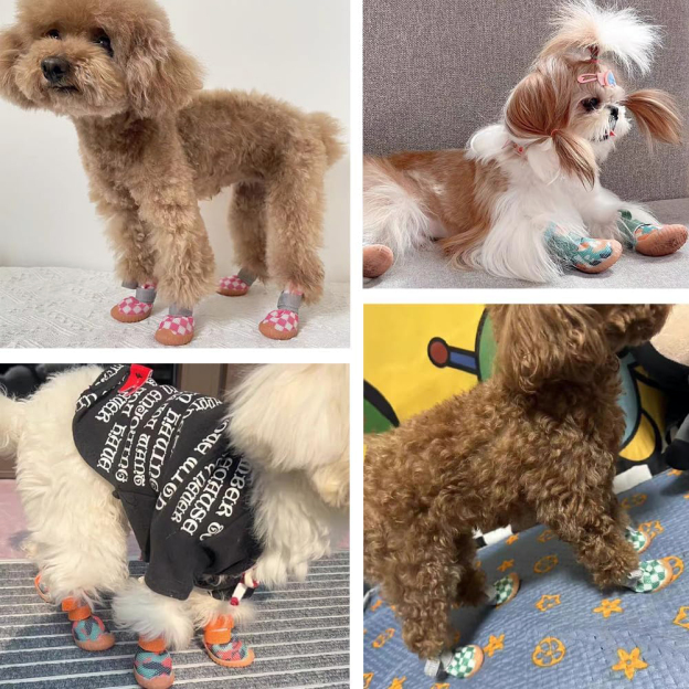 Pet Breathable Adjustable Soft Non-slip Shose | BKPet393