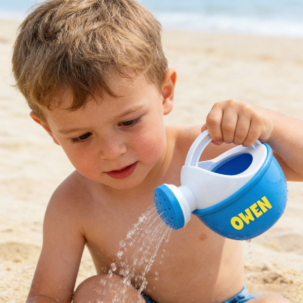Personalized Kid Watering Can Beach or Bathtub Bucket Toy | CWBeach225