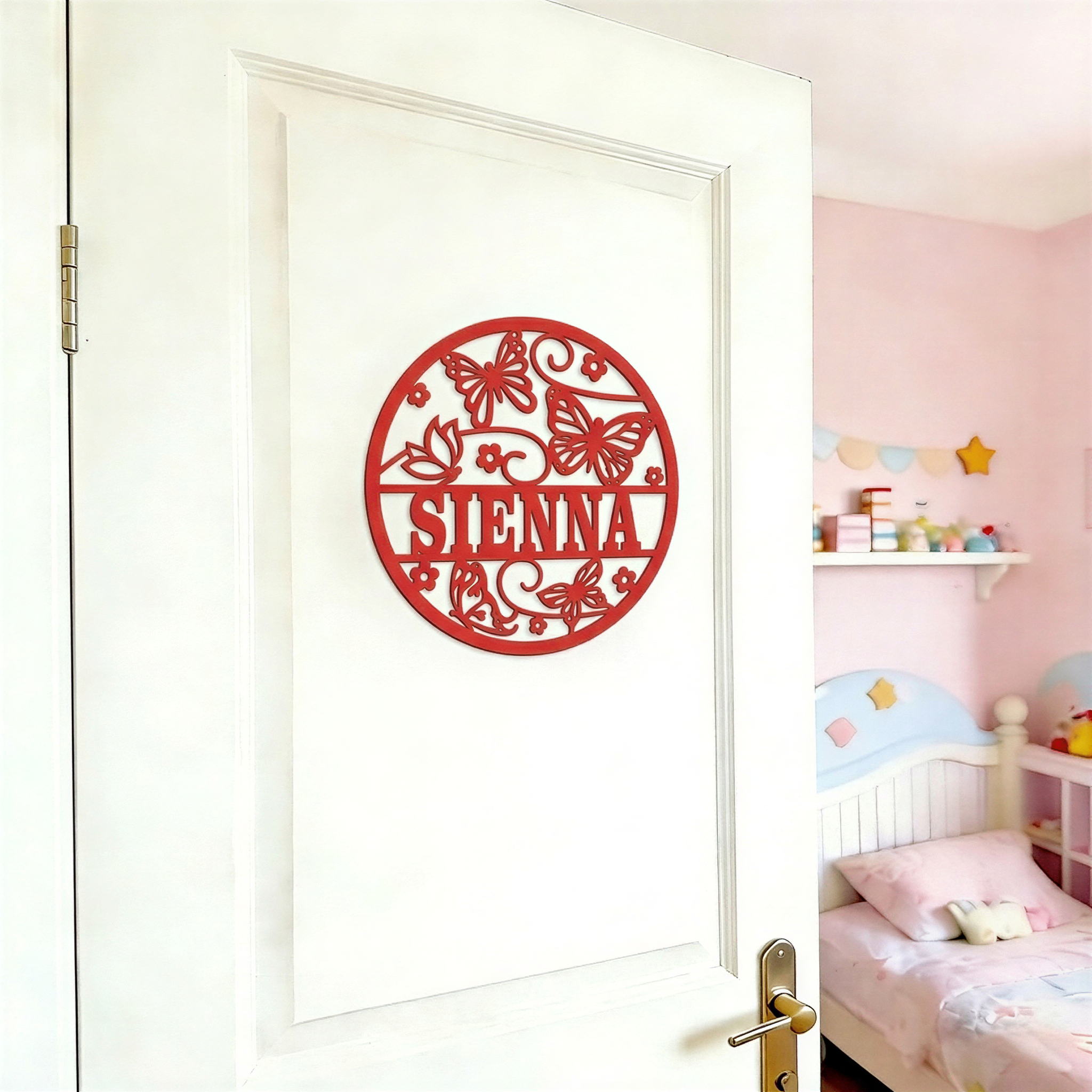 Personalized Dinosaur Kid's Bedroom Door Name Sign | CWBaby465