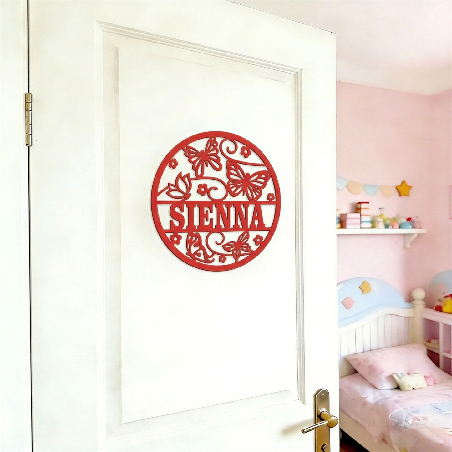 Personalized Dinosaur Kid's Bedroom Door Name Sign | CWBaby465