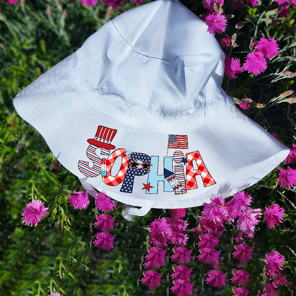Personalized The 4th of July Bucket Hat & Romper/T-Shirt | CWBaby485