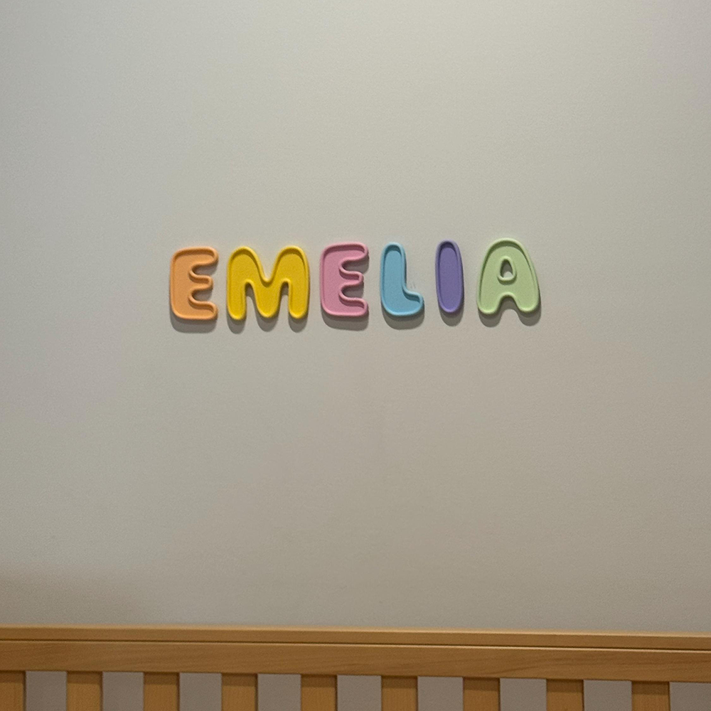 Personalized Printed Letters for Kids' Room Decoration | CWGift66