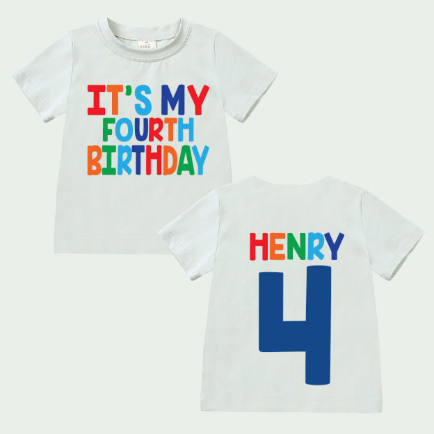Personalized My First Birthday T-Shirt | inBirth24