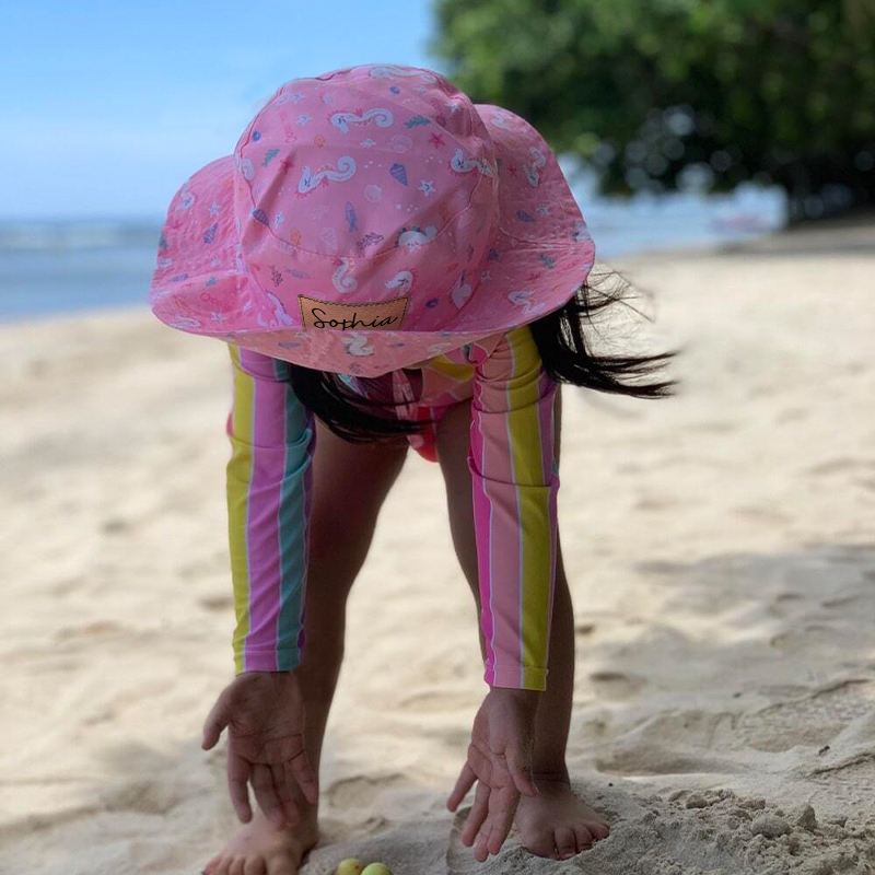 Personalized Leather Patch Bucket Hat for Comfort & Unique | CWBeach127