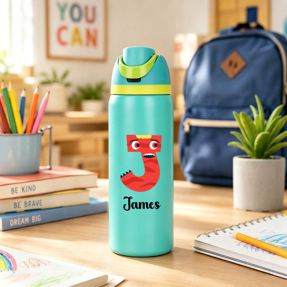 Personalized BPA Free 24oz/32oz Kids Water Bottle | YouBottle100