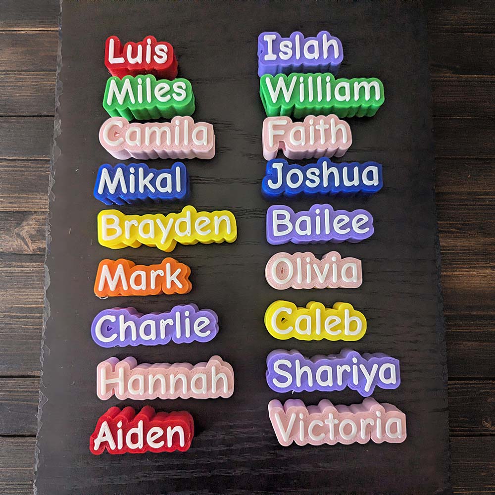 Personalized 3D Printed Kids Pencil Toppers | CWGift77