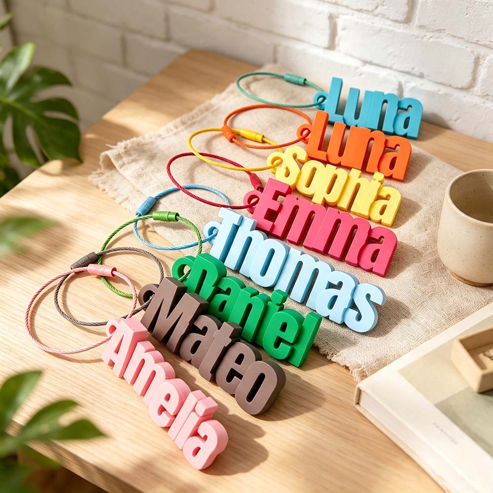 Personalized 3D Printed Name Tag | CWGift78