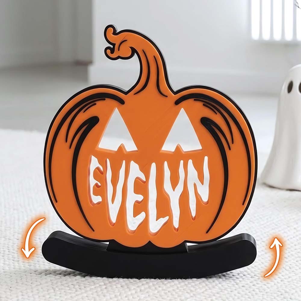 Personalized Halloween Style Name Wobble Figure | CWHalloween112