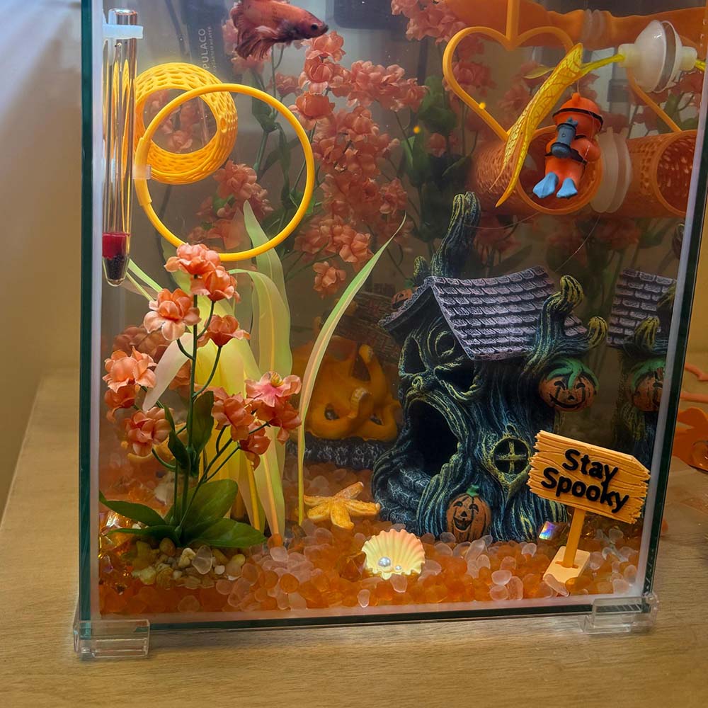 Personalized 3D Printed Forest Sign for Fishtanks | CWGift92