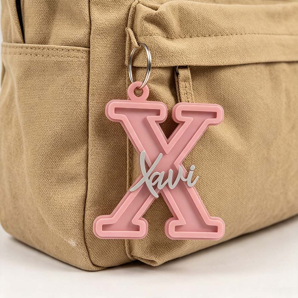 Personalized 3D Printed Backpack Name Tag | CWGift96