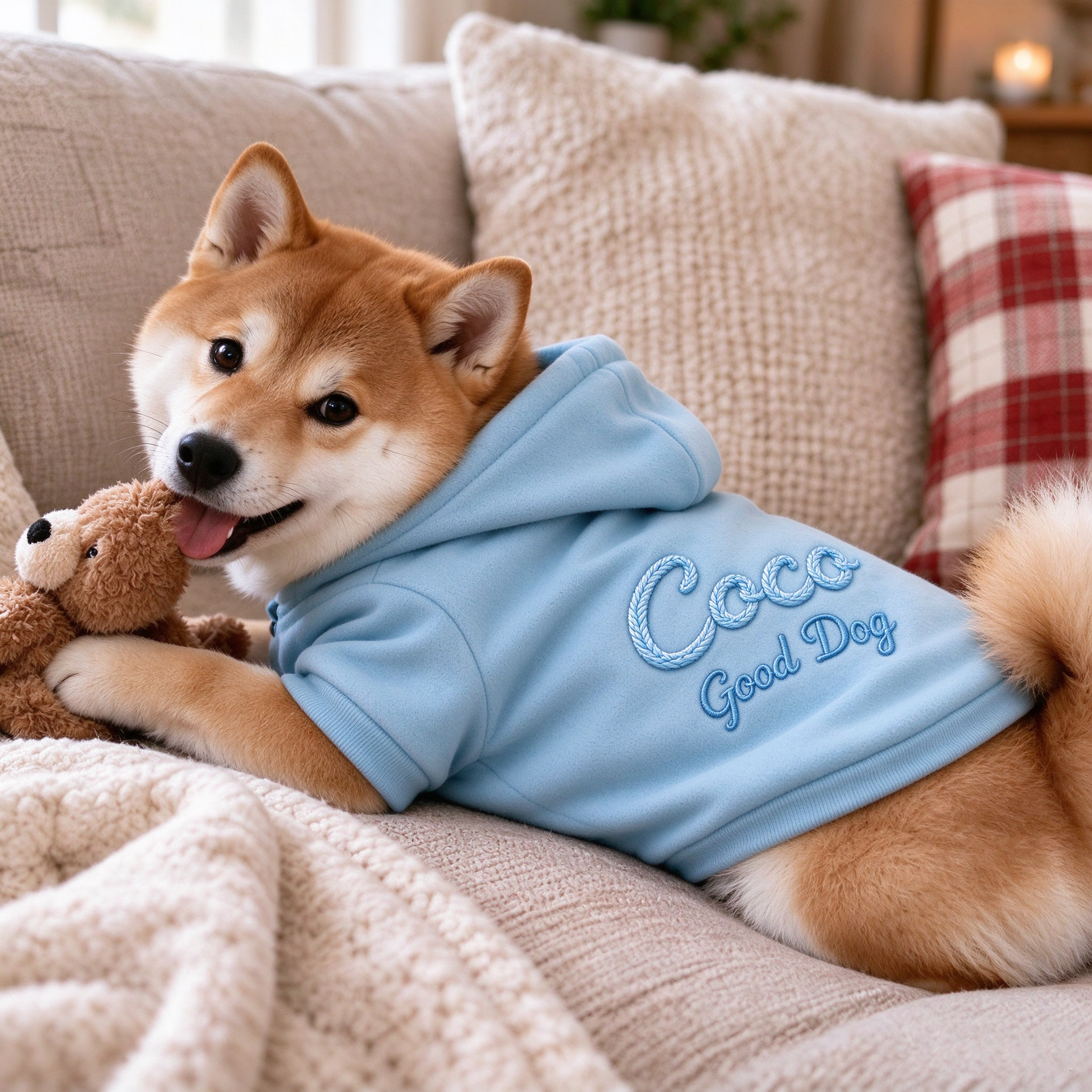 Personalized Hand Embroidered Pets Hoodie Sweatshirt | BKPet622