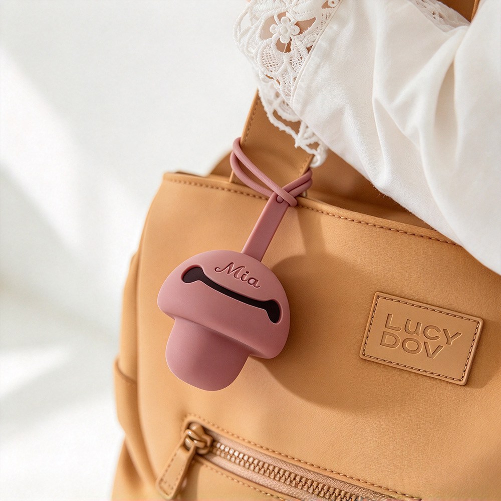 Personalized Baby Mushroom Silicone Pacifier Case | CWBaby559