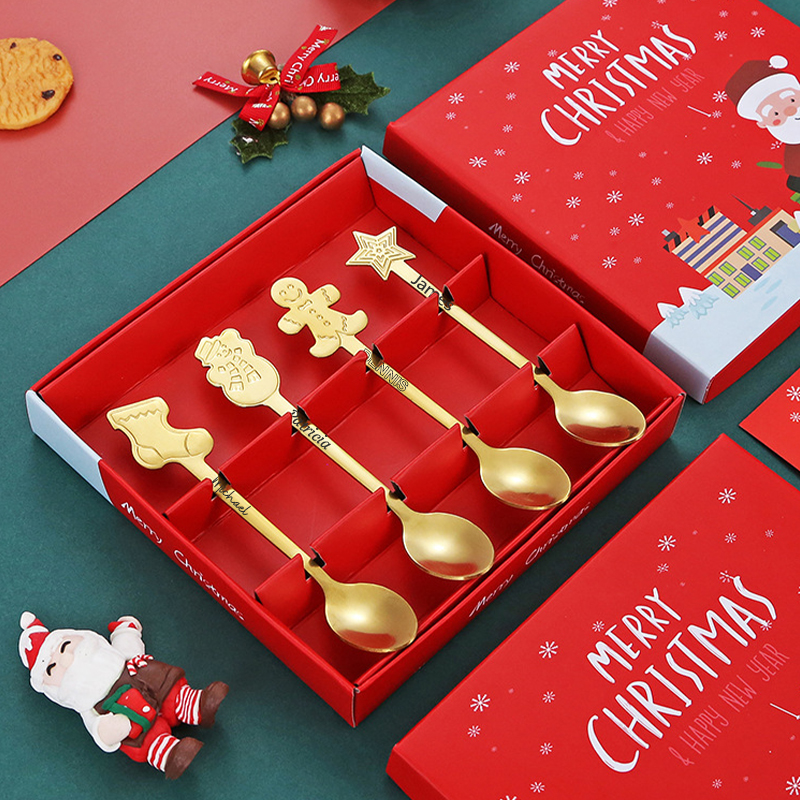 Personalized Christmas Spoons Gift Box | MCGift28