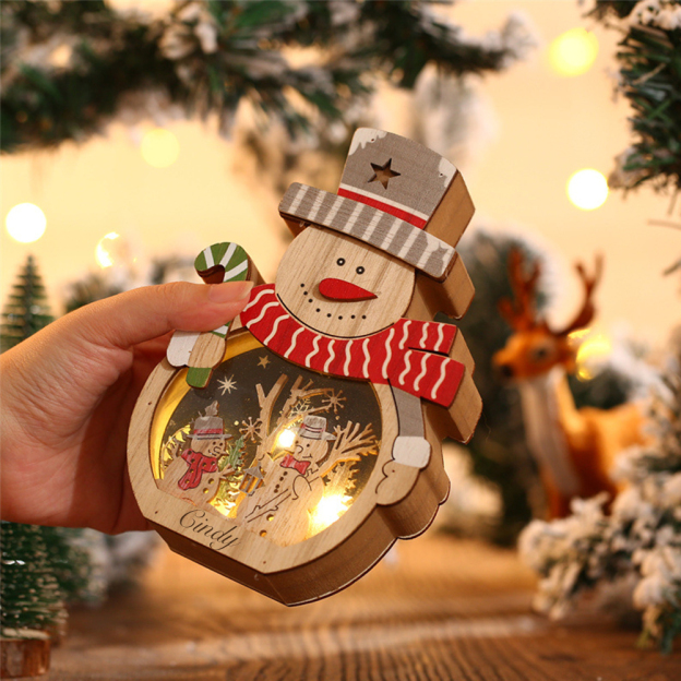 Personalized Christmas Ornaments Decoration with Light | MCGift30