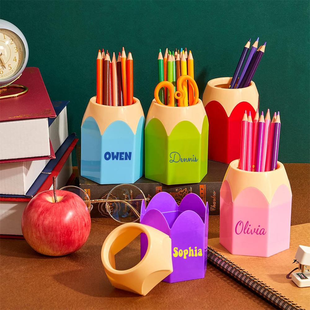 Personalized Kid Pencil Holder (Colored Markpen Included) | CWToy70