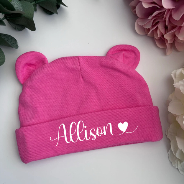 Personalized Lovely Bear Baby Hat for Comfort & Unique | HSKid38