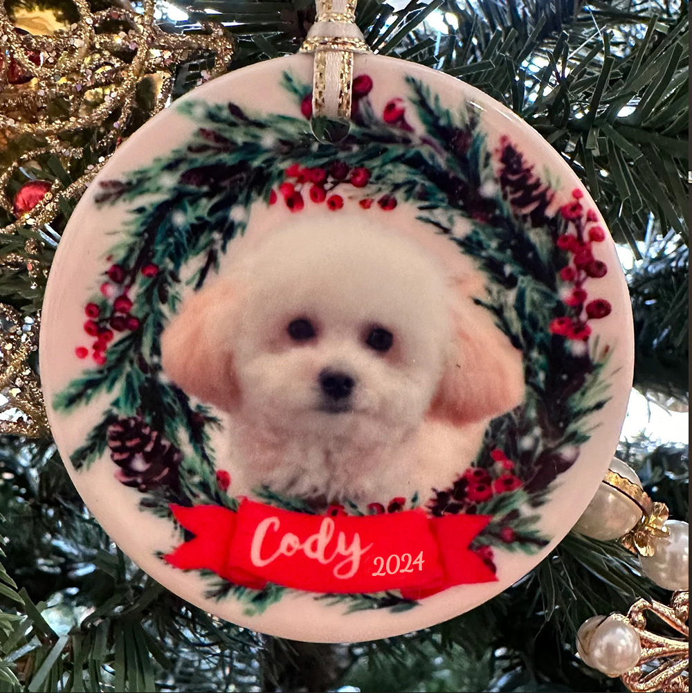 Personalized Pet Christmas Garland Ornaments Decoration | MCGift5715