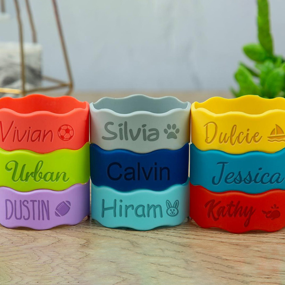 Personalised Kid Silicone Water Bottle Labels | CWBaby158