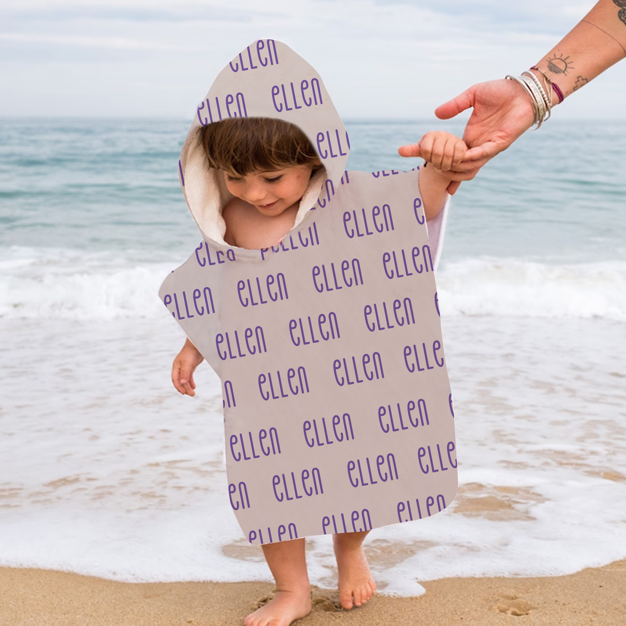 Personalized Hooded Beach Towel for Summer & Beach | CWHTowel09