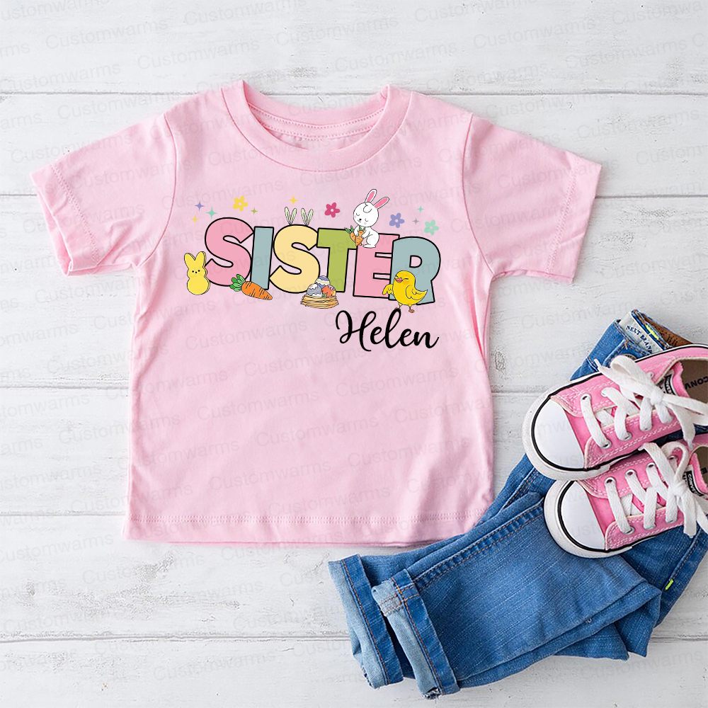 Personalized Family Happy Easter Matching Shirt | CWEaster56