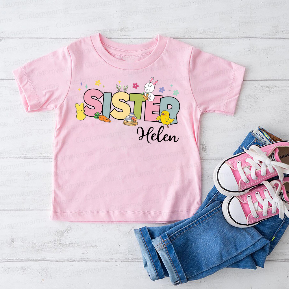 Personalized Family Happy Easter Matching Shirt | CWEaster56