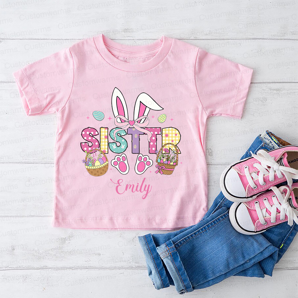 Personalized Family Happy Easter Matching Shirt | CWEaster54
