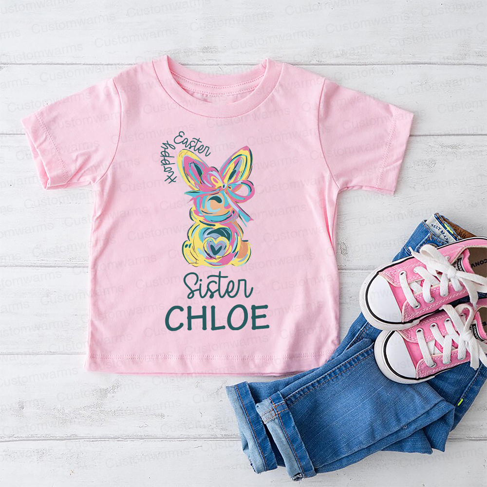 Personalized Family Happy Easter Matching Shirt | CWEaster58